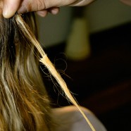 Наращивание волос снятие
